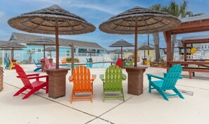 Family Room, Accessible, Private Bathroom (The Luv Shack) | Outdoor pool | Outdoor pool, sun loungers