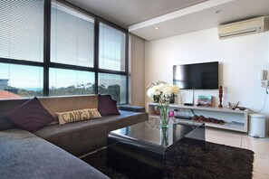 Apartment, 1 Schlafzimmer | Wohnzimmer | Flachbildfernseher