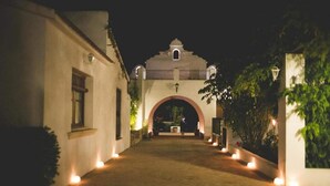 Front of property - evening/night - HUERTO DE LA LUZ (Elche)