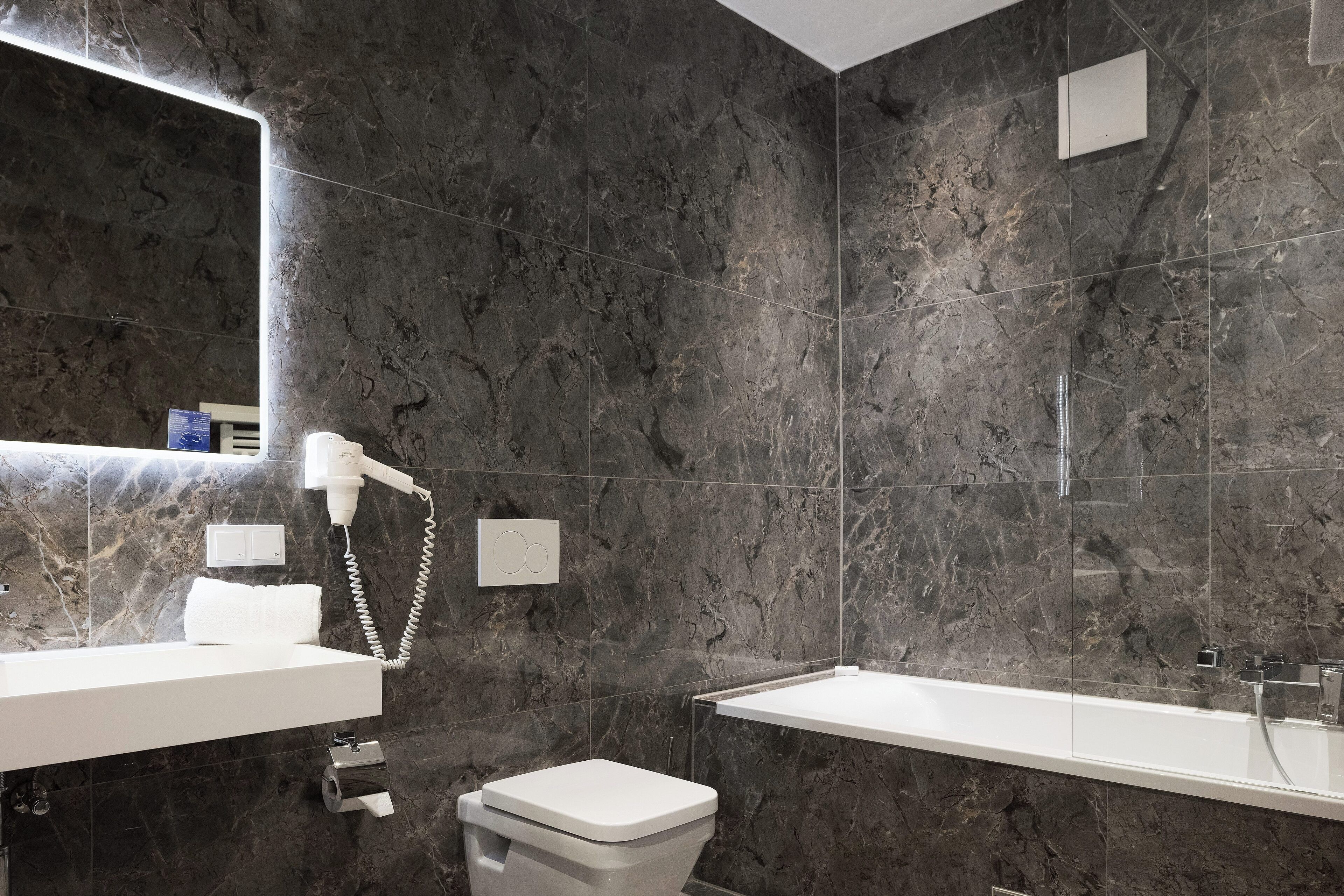 family room (with french bed) | bathroom | free toiletries, hair dryer, towels, soap