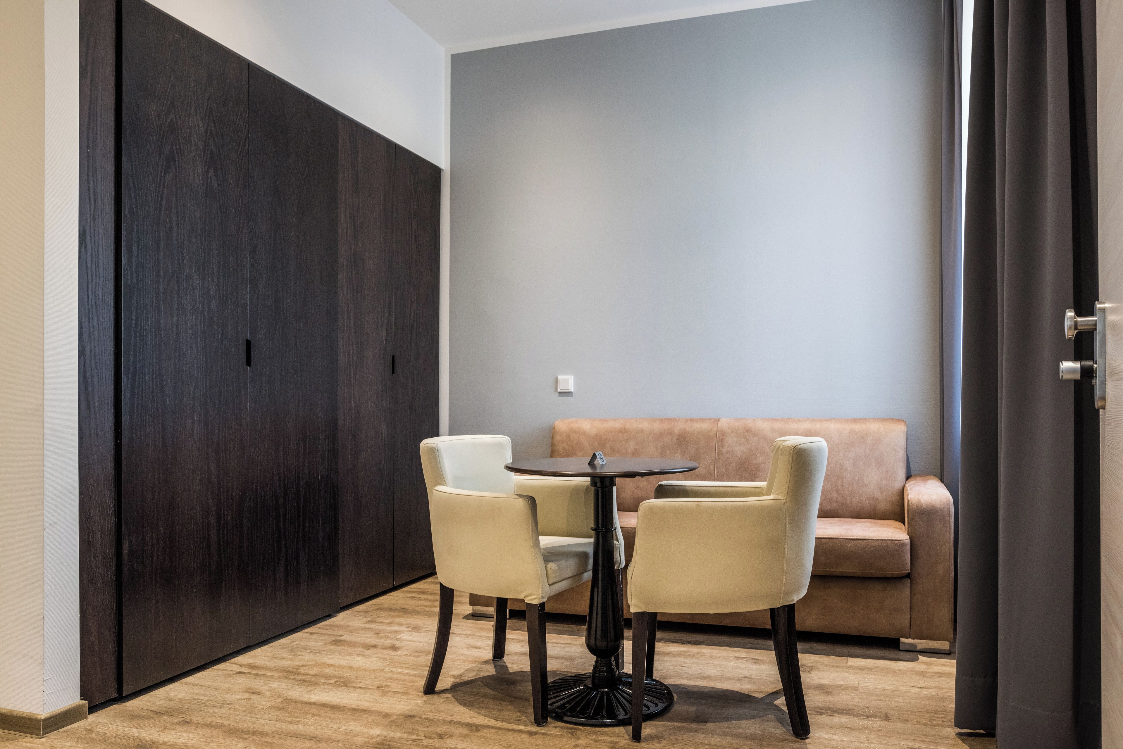 family room (with french bed) | living area | 43-inch flat-screen tv with satellite channels, tv