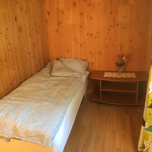 Habitación individual | Tabla de planchar con plancha, wifi gratis, ropa de cama