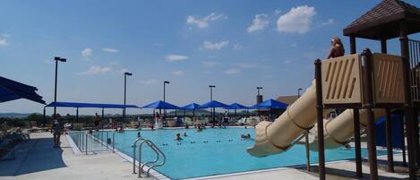 Indoor pool, outdoor pool