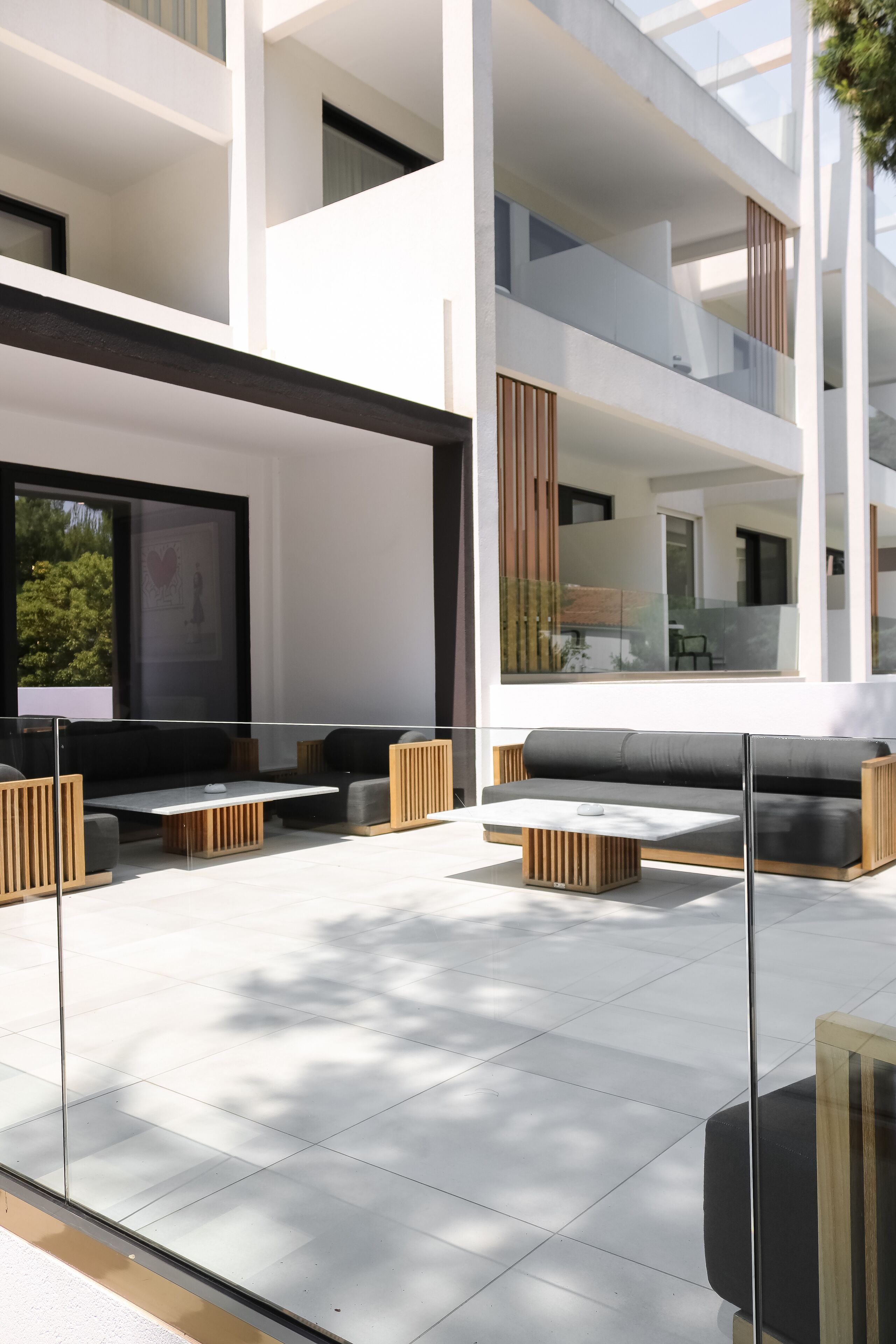 Facciata della struttura