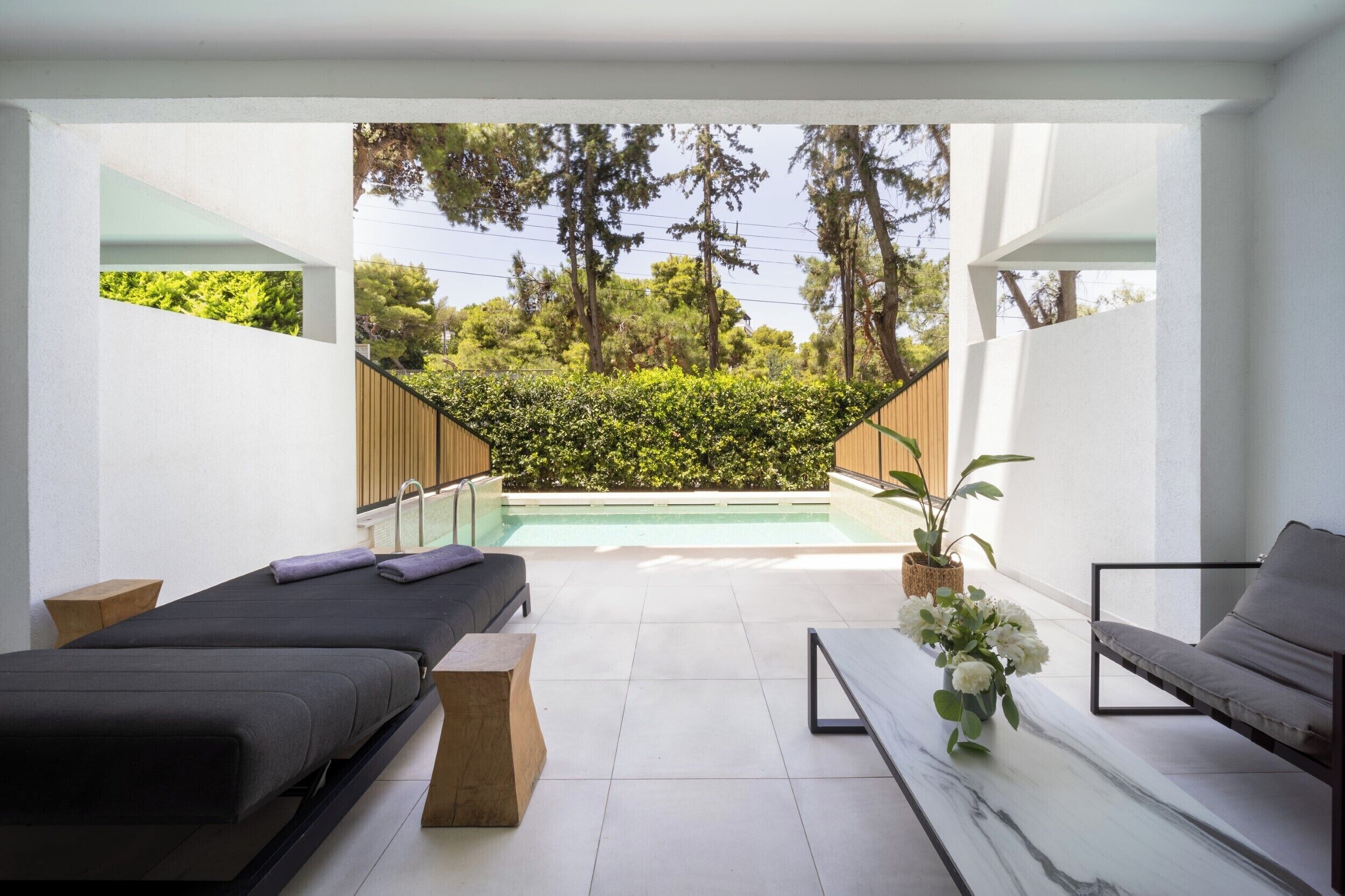 Suite – deluxe, privat basseng | Terrasse/patio