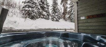 Ski in Ski out condo with private Hot Tub backing on Golf course. 2 bed 2 bath.