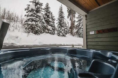 Ski in Ski out condo with private Hot Tub backing on Golf course. 2 bed 2 bath.