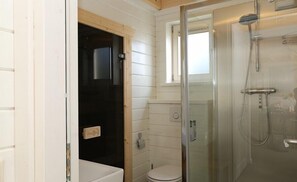 Douche, sèche-cheveux