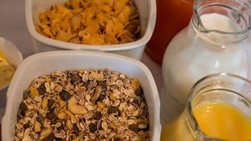 Petit déjeuner continental compris tous les jours
