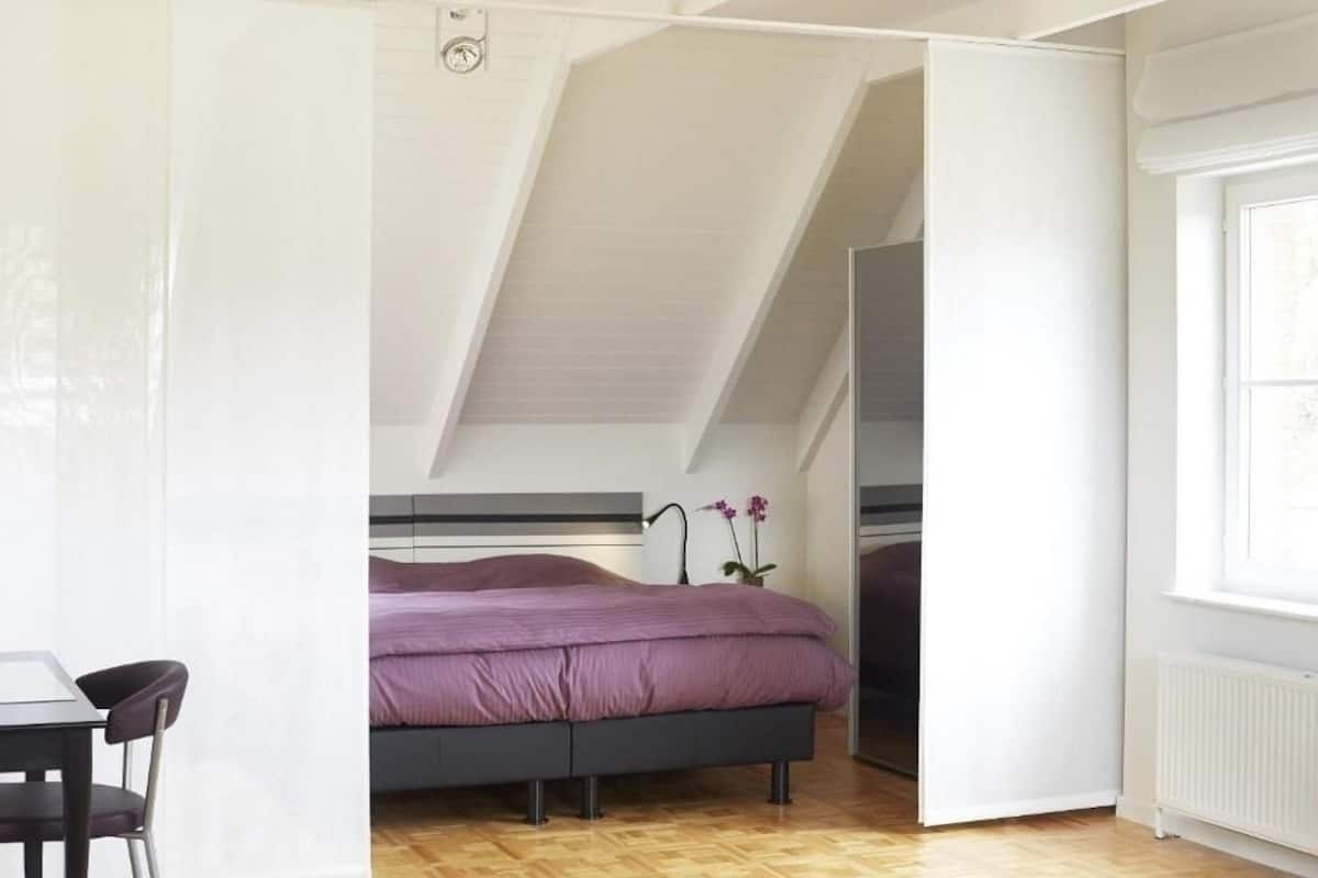 Deluxe-lejlighed | 1 soveværelse, minibar, individuelt design, individuel indretning