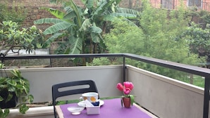 Tremannsrom, balkong | Terrasse/patio
