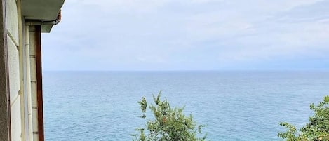 Deluxe Double Room, Partial Sea View | Terrace/patio