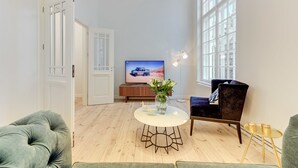 Căn hộ Exclusive, 1 giường cỡ queen và sofa giường (Dluga 35/2) | Phòng khách
