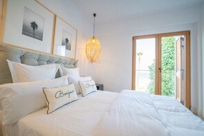 Chambre Standard double, balcon, vue sur la plage | Rideaux d’obscurcissement, système d’insonorisation