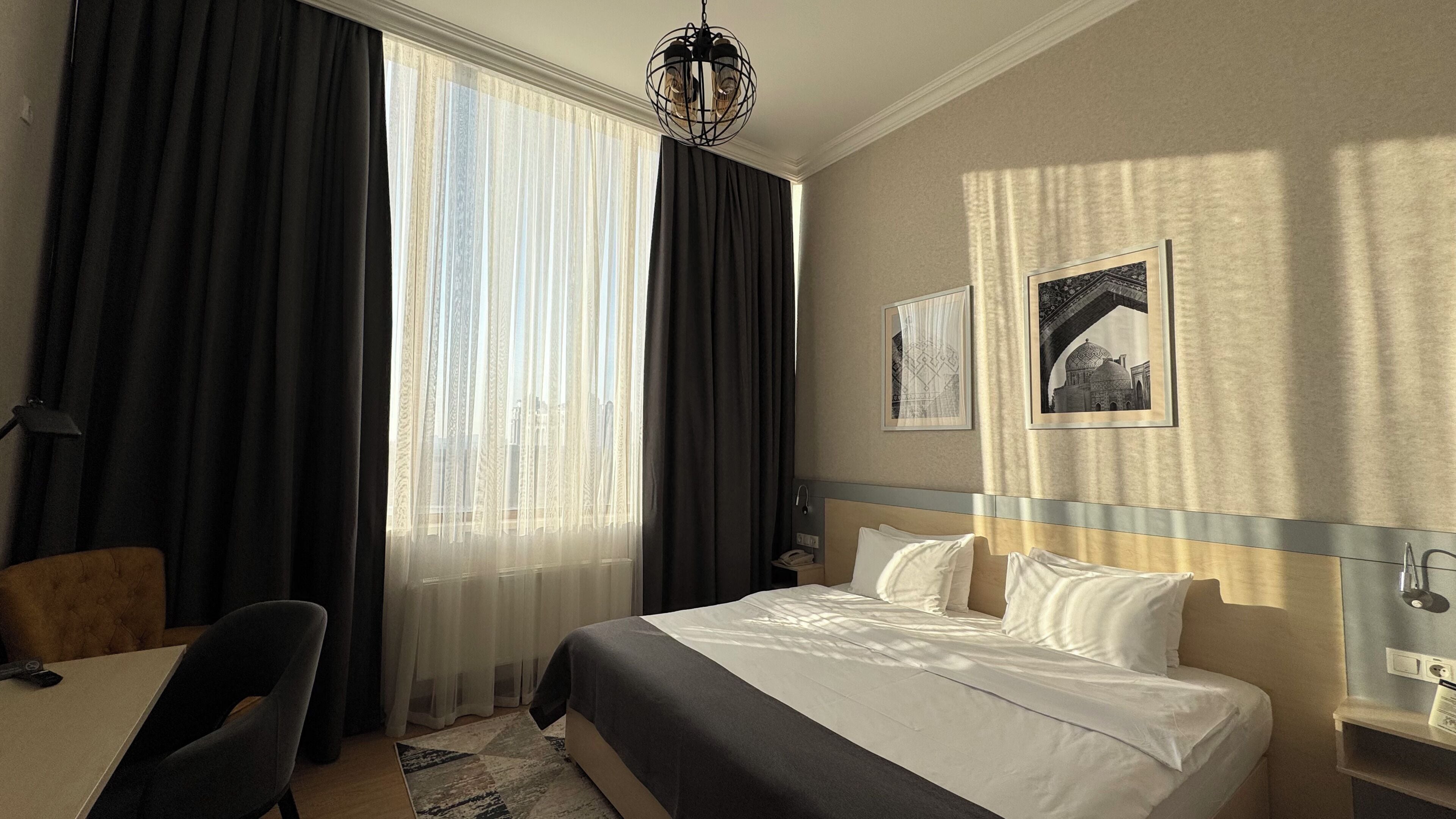Premium bedding, minibar, in-room safe, desk