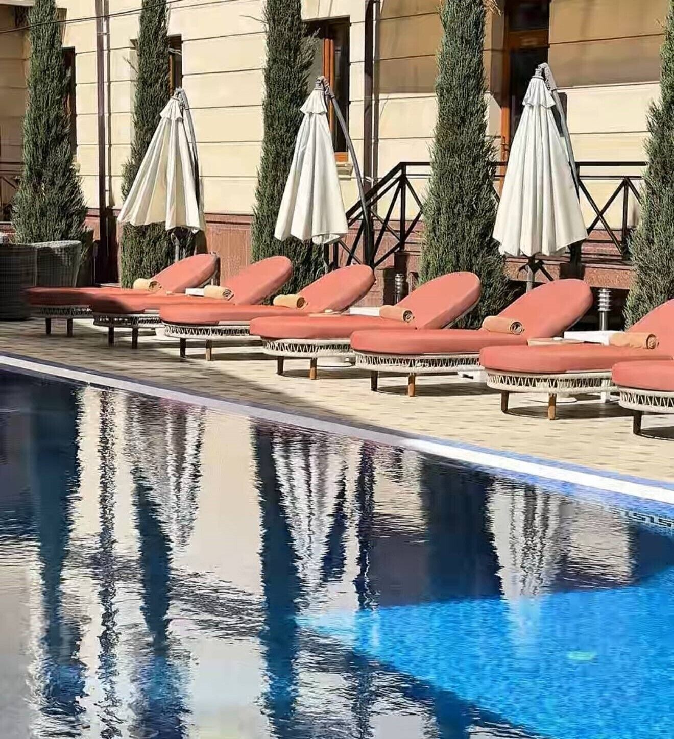 Seasonal outdoor pool