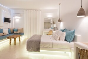 1 bedroom, minibar, in-room safe, individually decorated - Anna Platanou Suites (Paros)