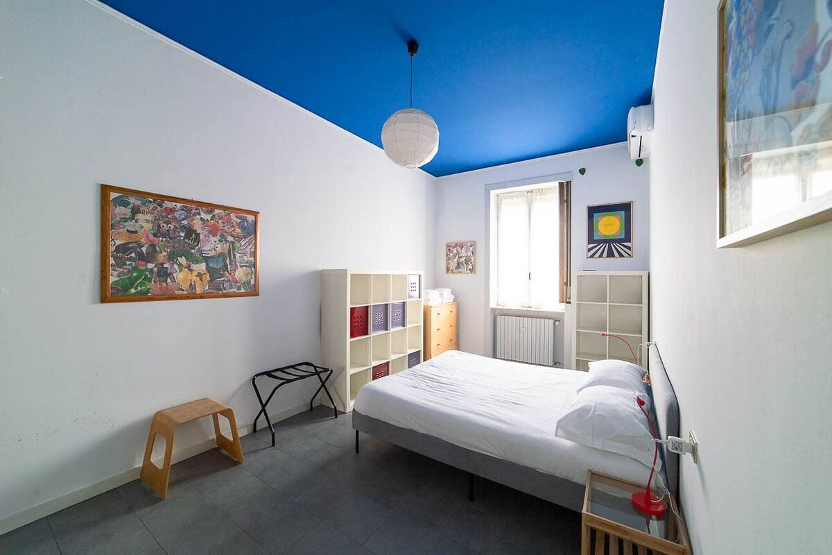 Apartment (Naviglio Darsena 10) | 2 Schlafzimmer, Allergikerbettwaren, Daunenbettdecken, Pillowtop-Betten