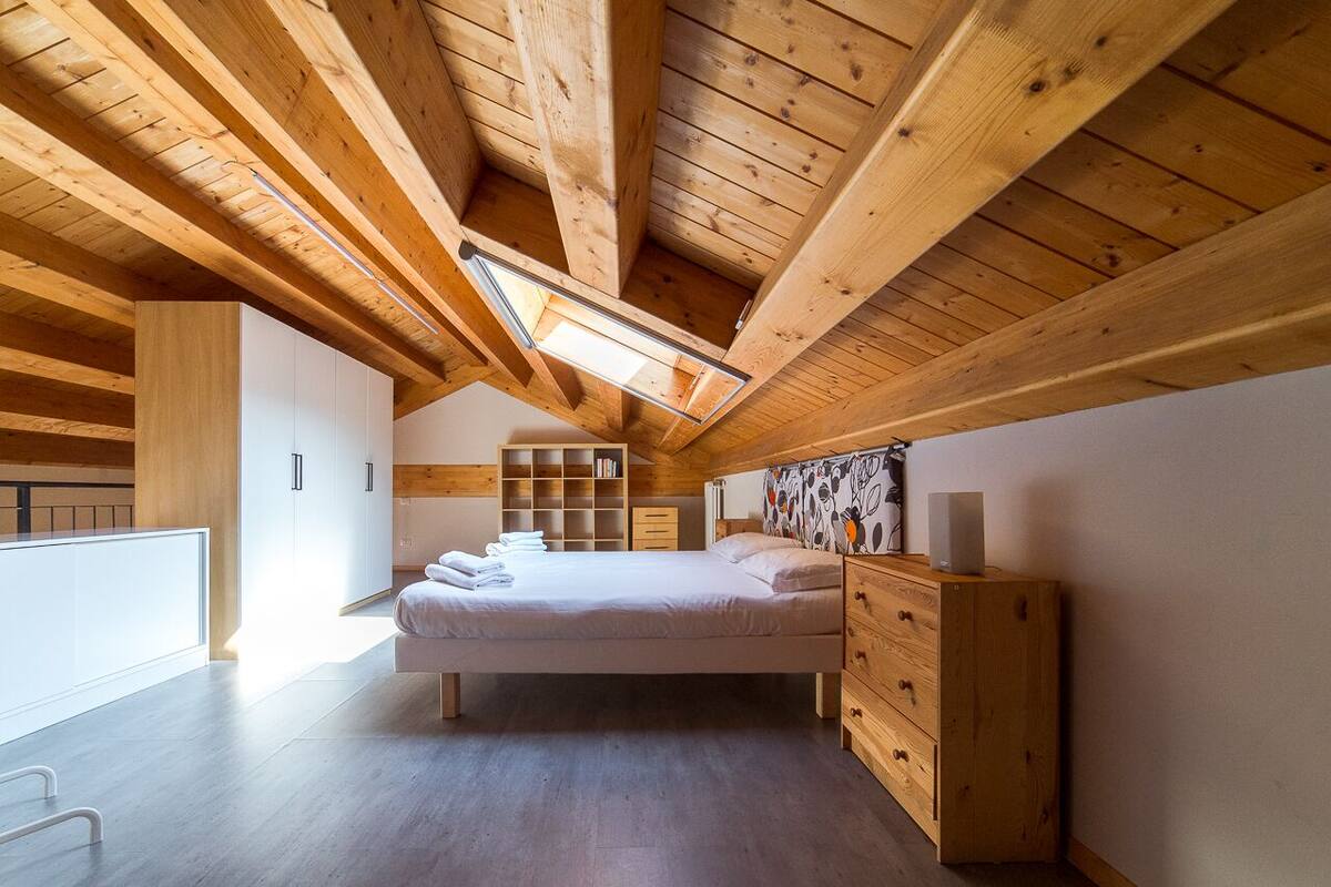 Classic-Loft | 2 Schlafzimmer, Allergikerbettwaren, Daunenbettdecken, Pillowtop-Betten