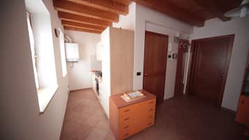 Apartment, 1 Bedroom (Stella Alpina) | Living area | Flat-screen TV