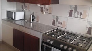 Apartment, 1 Bedroom | Private kitchen | Coffee/tea maker, refrigerator (on request), microwave (on request) - Cecilia Lodge (Gamba)