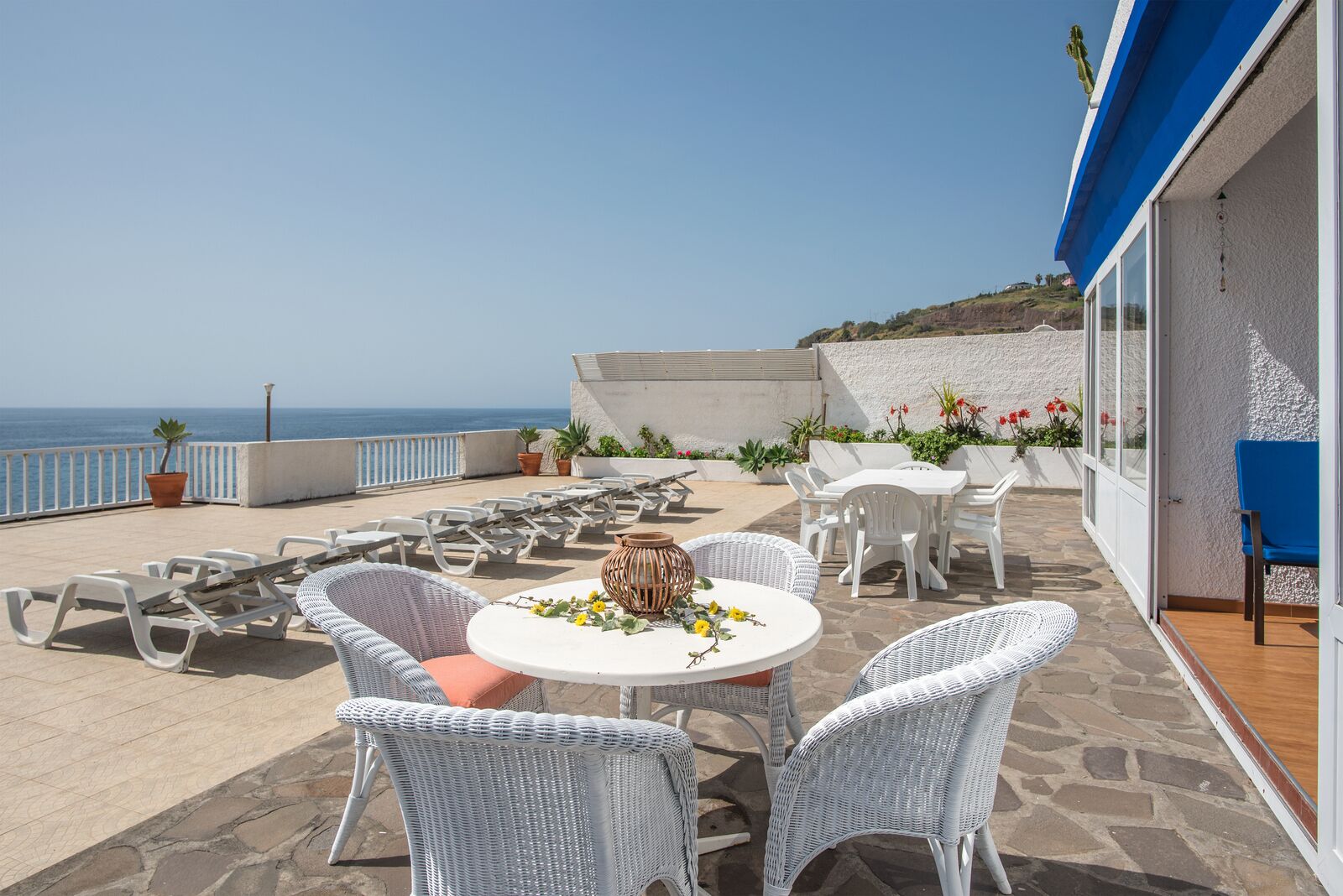 characterful oceanfront villa for large groups