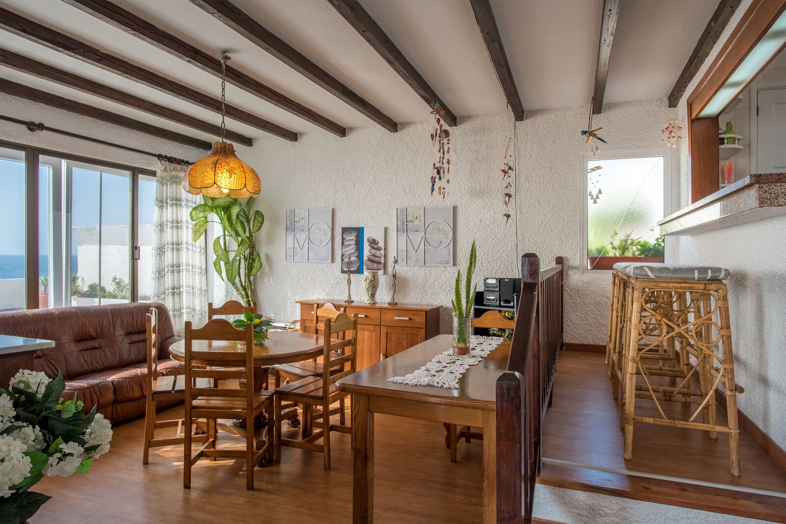 characterful oceanfront villa for large groups