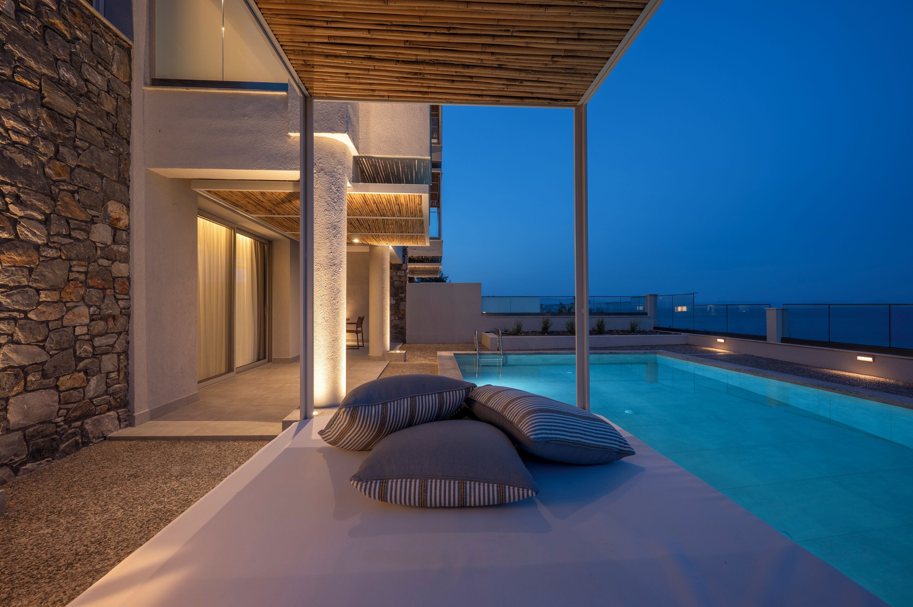 Signature Suite Sea View with Private Pool | Lençóis italianos Frette