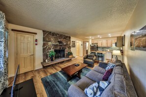 Taulutelevisio, takka