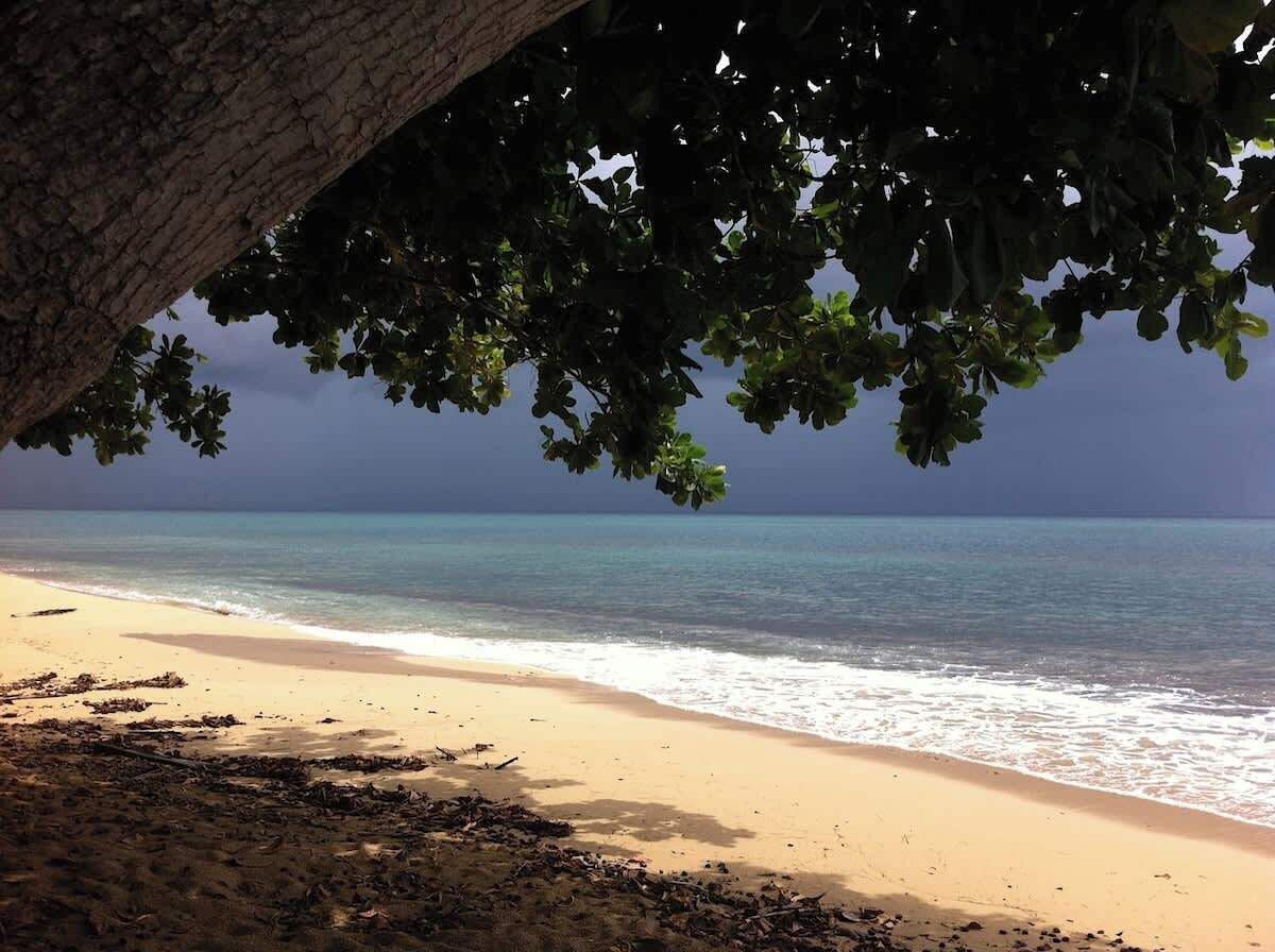 Am Strand, Liegestühle, Strandtücher