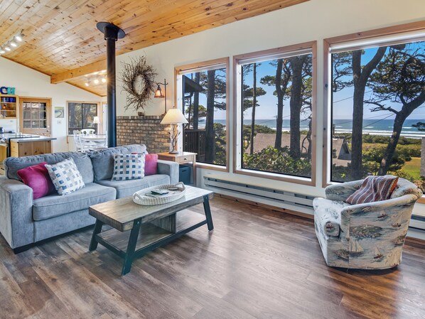 TV, fireplace, DVD player