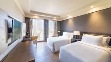 Sábanas de algodón egipcio, ropa de cama de alta calidad y minibar