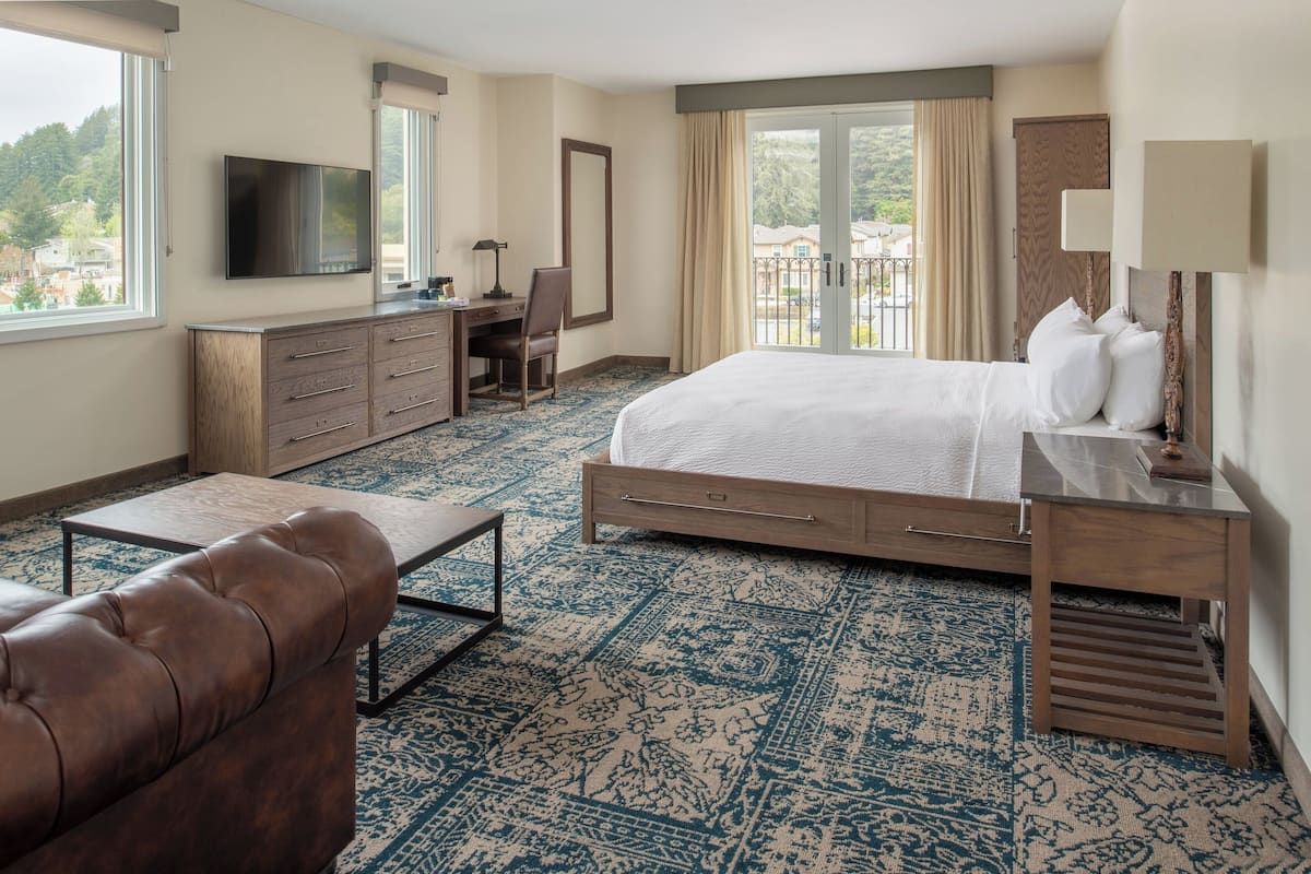 Suite, 1 King Bed, Non Smoking | Desk, blackout drapes, iron/ironing board, free WiFi