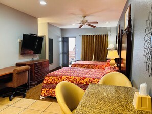 Double Room, 2 Double Beds, Kitchenette