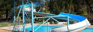 2 outdoor pools, pool umbrellas, pool loungers