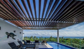 Rooftop terrace - Superb 2BR condo walking distance to everywhere by Happy Address (Playa del Carmen)