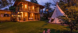 Front of property - evening/night