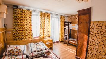 Standard Quadruple Room, Private Bathroom | Iron/ironing board, free WiFi, bed sheets