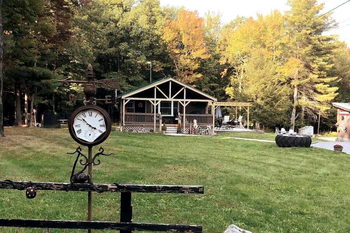 Windham 2 BR Cabin In The Woods  With Bonus Vintage Updated Camper ...