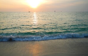 Sun-loungers, beach towels