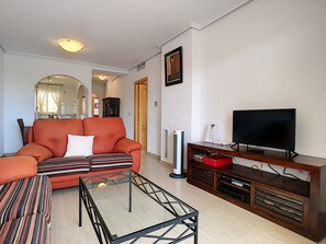 Televisión y reproductor de DVD 