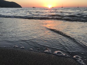 Beach nearby, sun-loungers