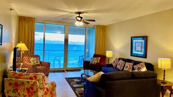 Smart TV, DVD player, books