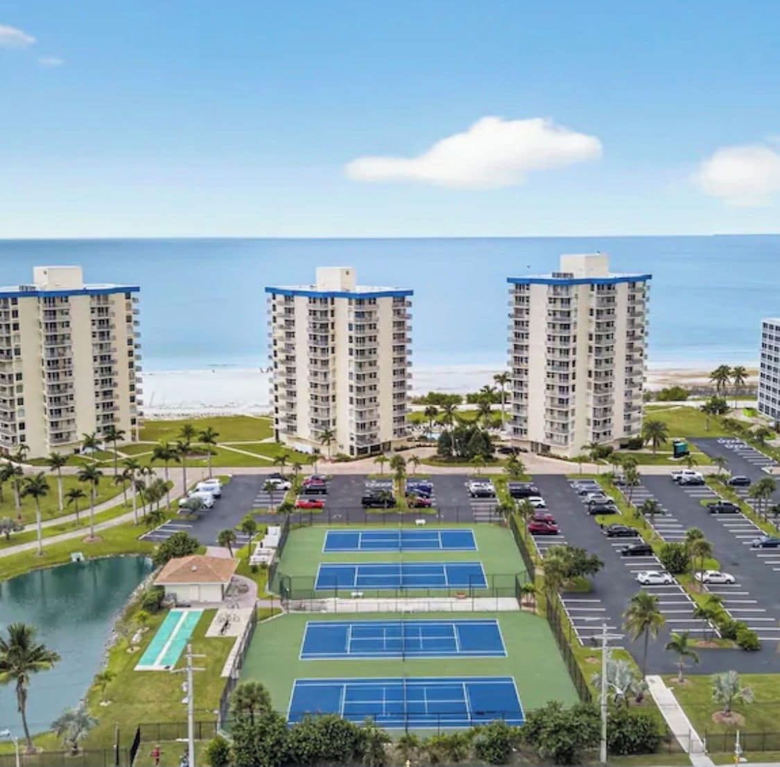 Tennis and pickleball courts!