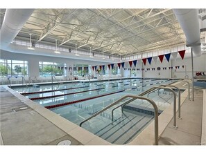Indoor pool, outdoor pool