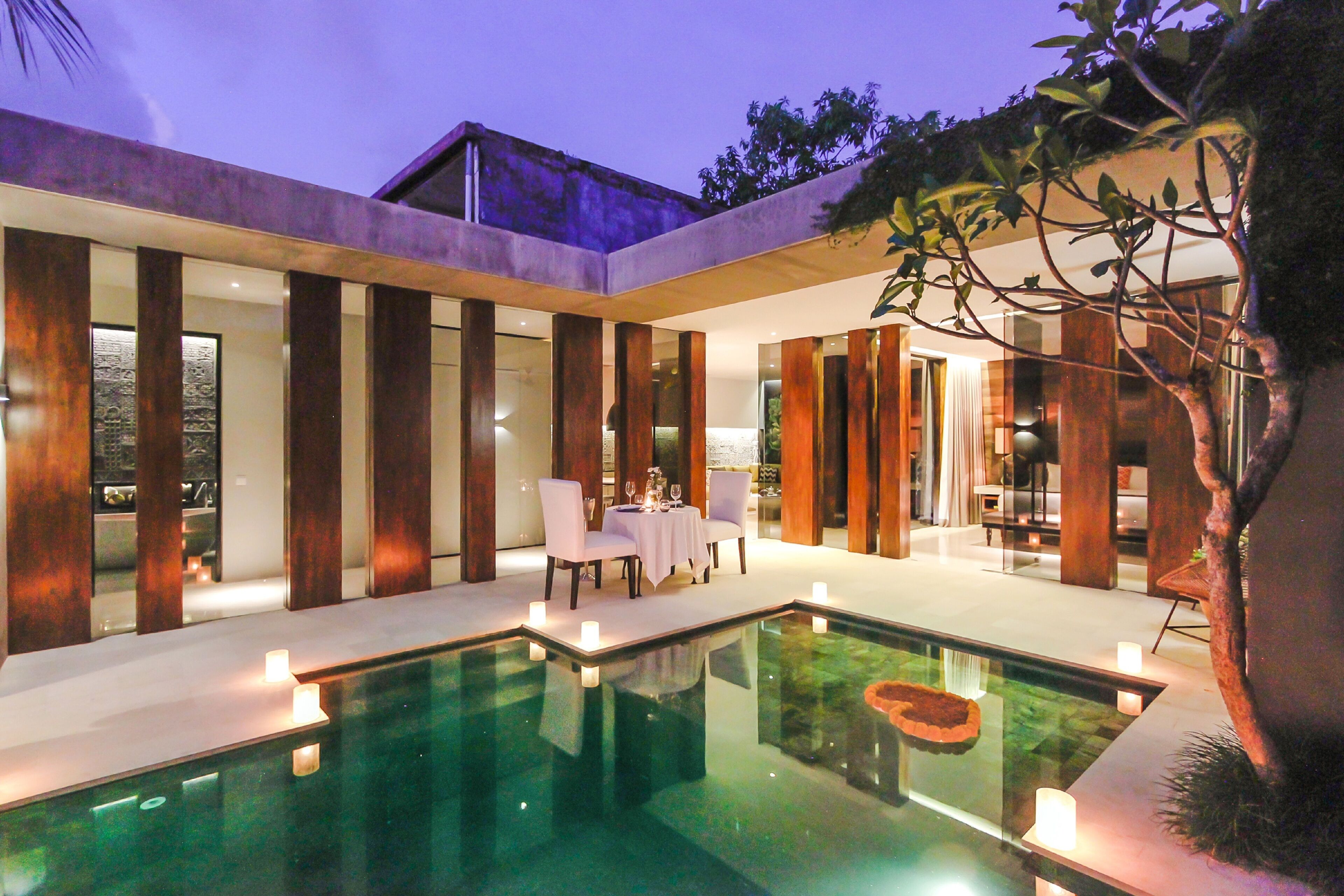 Villa, 1 Bedroom, Private Pool | Living area | 42-inch TV with satellite channels