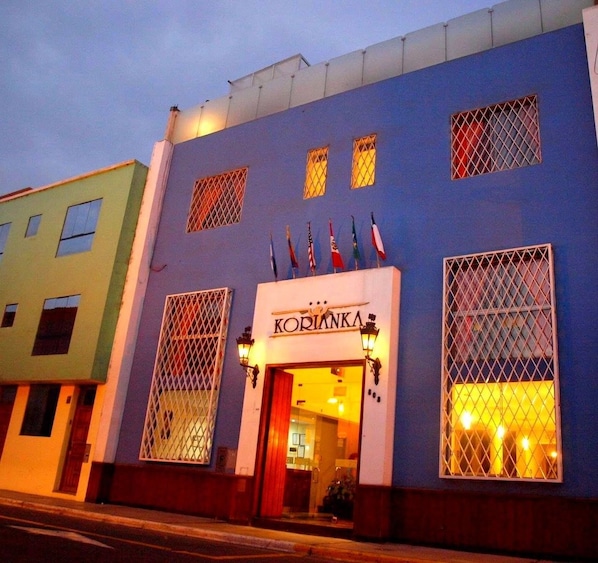 Front of property - evening/night