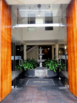 Interior entrance