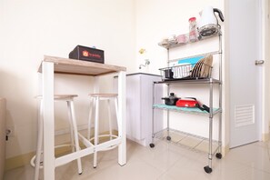 Appartamento, 2 camere da letto | Angolo cottura privato | Frigorifero con congelatore, piano cottura, bollitore elettrico