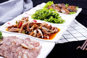 뷔페 아침 식사